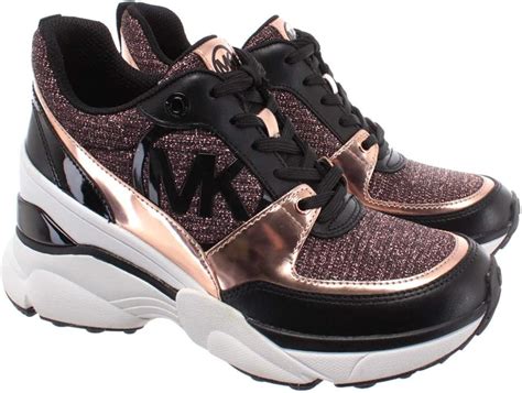 zapatilla mickey michael kors|Michael Kors rose gold trainers.